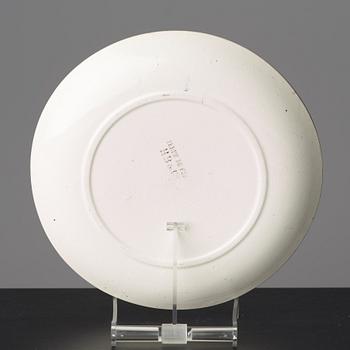 Ten cream ware plates, Choisy-le-Roi Terre de Fer HB & Cie.