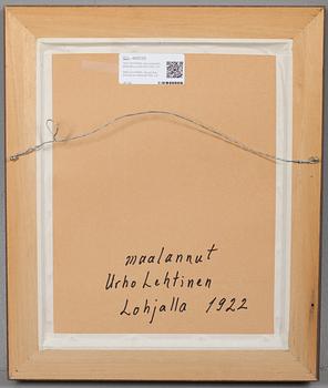 URHO LEHTINEN, olja på duk, signerad och daterad 1922.