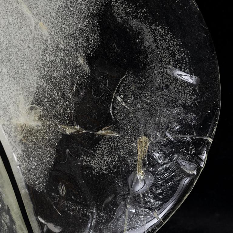 A glass ceiling lamp, second half of the 20th century.