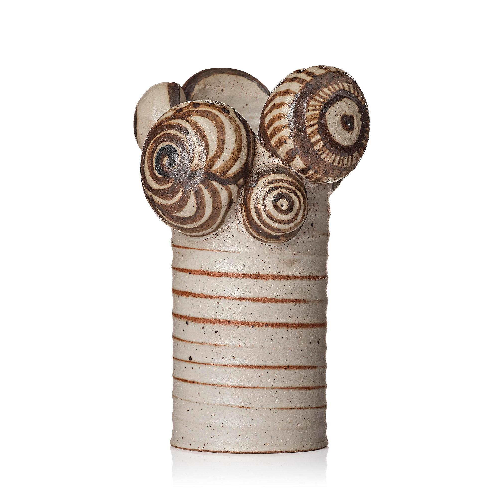 Lisa Larson, a unique stoneware vase, Gustavsberg Studio, probably 1960s.