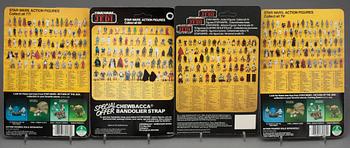 STAR WARS, 4 stycken actionfigurer, Kenner samt Palitoy, 1983-84.