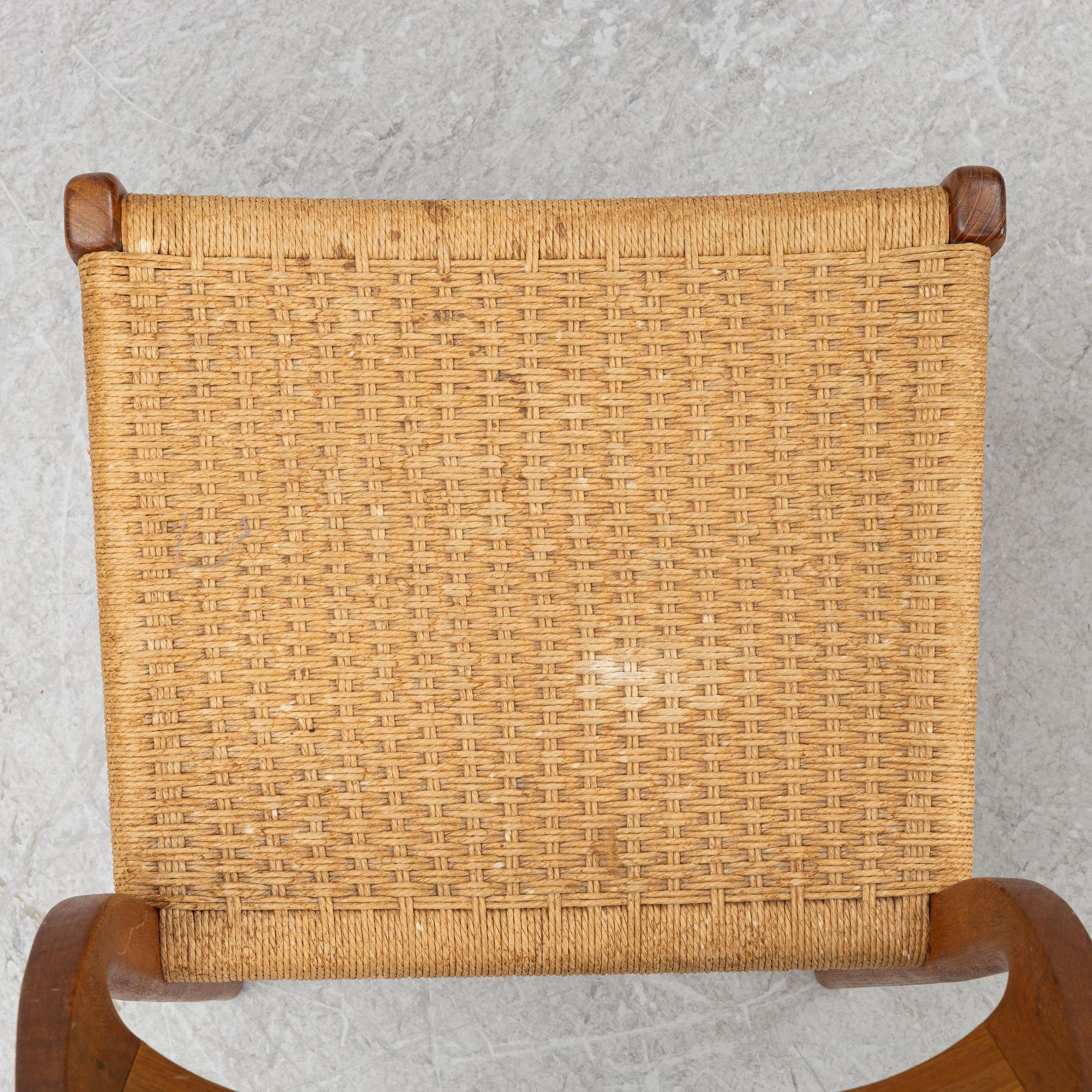 Niels Otto Møller, stolar, 6 st, modell 71, J.L. Møllers Møbelfabrik, Danmark, 1950/60-tal.