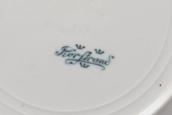 SERVISDELAR, 5 st, porslin, jugend, Rörstrand. Bla "Trollslända".Tidigt 1900-tal.