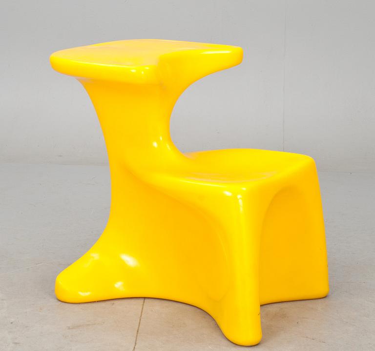 STOL, "Zocker", sitting tool, Luigi Colani, Top system Burkhard Lübke, Tyskland 1973-82, märkt.