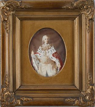 Lorens Pasch d y · LORENS PASCH DY, efter, miniatyr. Troligen 1800/1900-tal.
