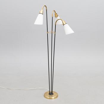 A mid 20th century floor lamp, marked AJH.7.