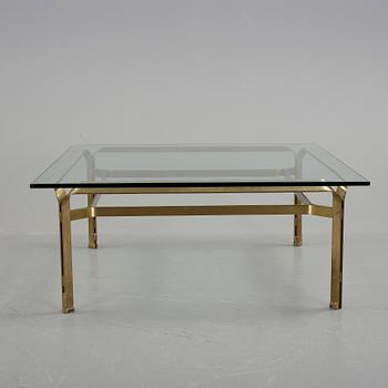 BORD, mässing och glas, 1970-tal.