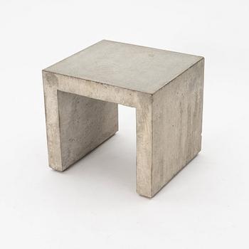 Tom Mårtenson, a custom designed concrete sidetable, Perranch Concrete Design, Sweden 1980s.