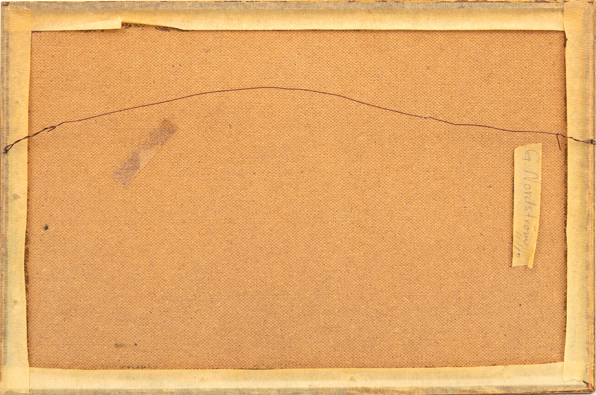 Gerhard Nordström,  oil on panel signed.