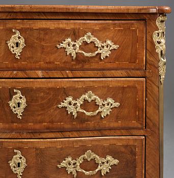 Byrå, 1700-talets mitt, Rokoko.