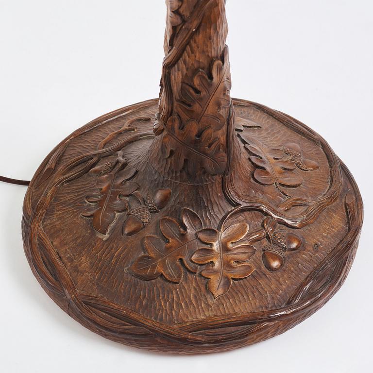 Art Nouveau, golvlampa, Sverige ca 1900.