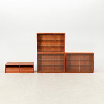 Poul Cadovius, shelving system, "Royal System", Denmark, second half of the 20th century.