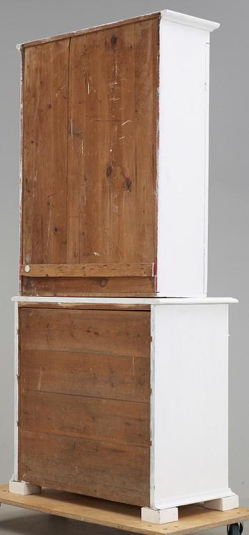 VITRINSKÅP, 1800/1900-tal.