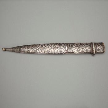 KINDJAL, silver, Tjetjenien, Ryssland, 1900-talets början.