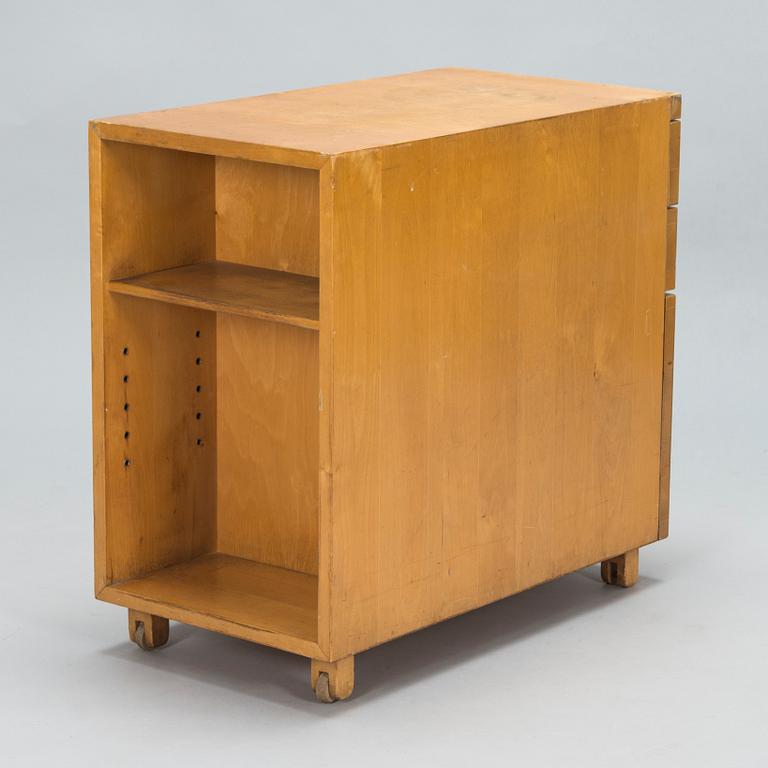 Aino Aalto, A mid-20th century 'H297' drawer unit for O.Y. Huonekalu-ja Rakennustyötehdas A.B. Finland.