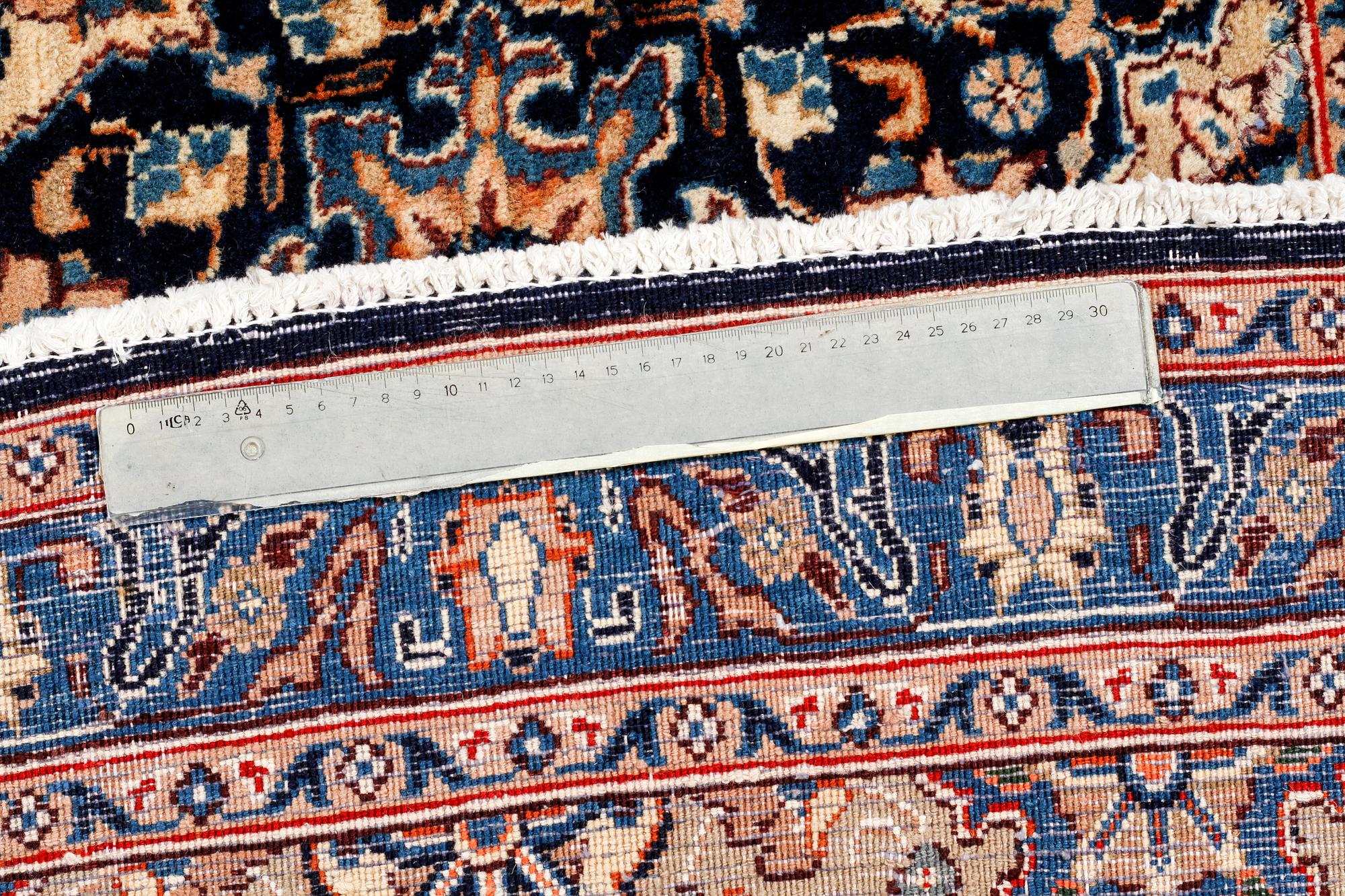A KASHMAR RUG, 385 x 297 cm.