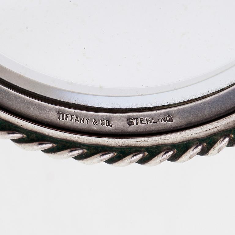 Tiffany & Co, two sterling silver hand mirrors.