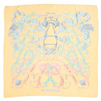 838. HERMÈS, scarf, "Le Mors "A La Conétable"".