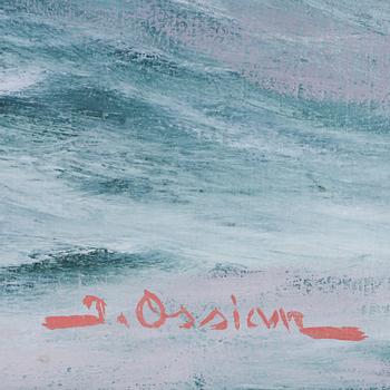 JOHAN OSSIAN-ANDERSSON, olja på duk, sign.