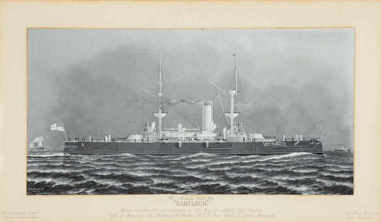 P. A. Chinnery, 1800/1900-tal, H M Battleship "Barfleur".