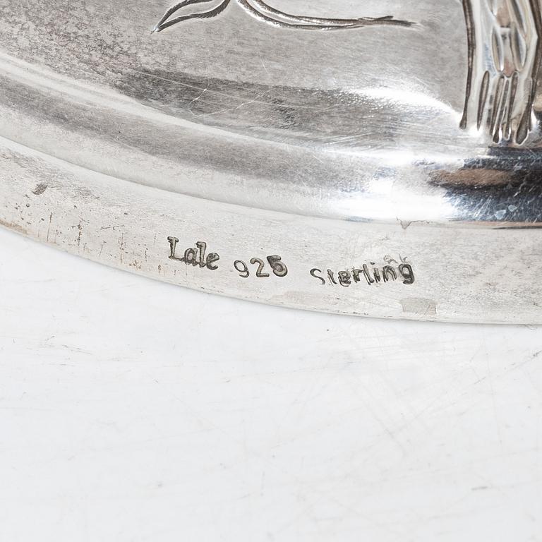 Lale Silverware & Co Ltd, a sterling silver wine cooler/lidded urn, Istanbul, Turkey 20th century.