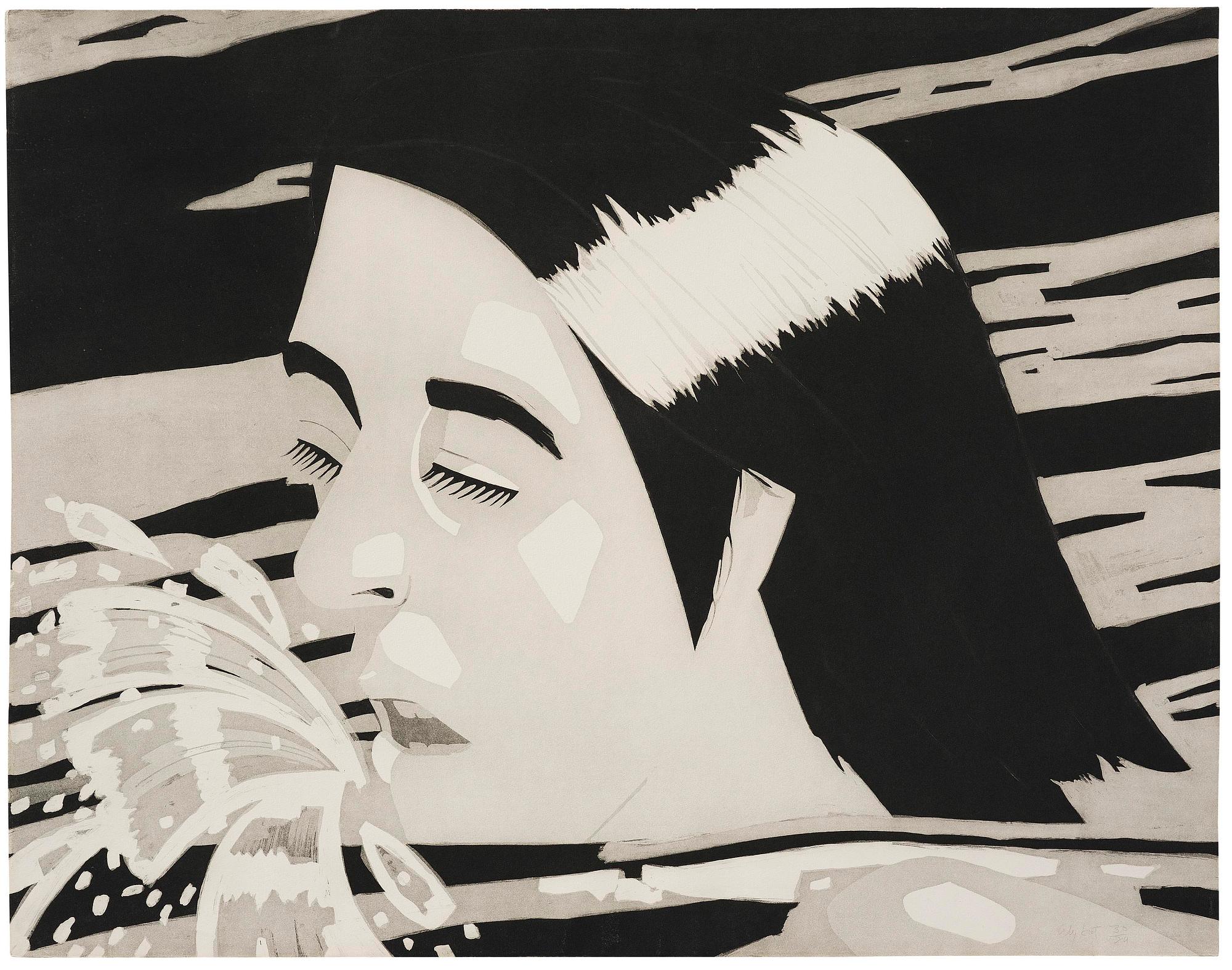 Alex Katz, "The swimmer".