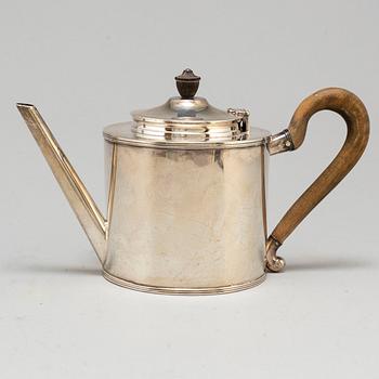 An end of the 18th Century  Dutch silver teapot.