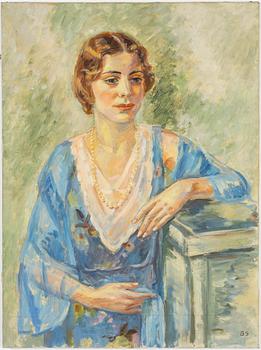 Birger Simonsson, oil on canvas, signed BS.