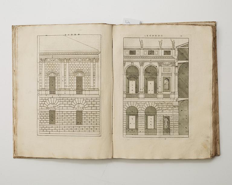 ANDREA PALLADIO (1518-1580). I Qvattro Libri dell´ architettura, Domenico de`Franceschi, Venedig 1570.