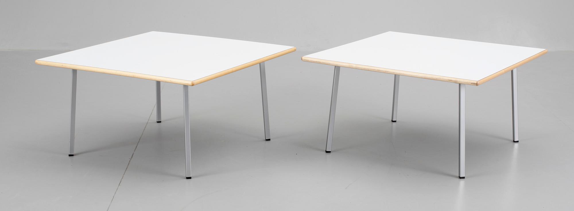 SOFFBORD, ett par, design: "Claesson Koivisto Rune" för Skandiform. Modell: "Boxer".
