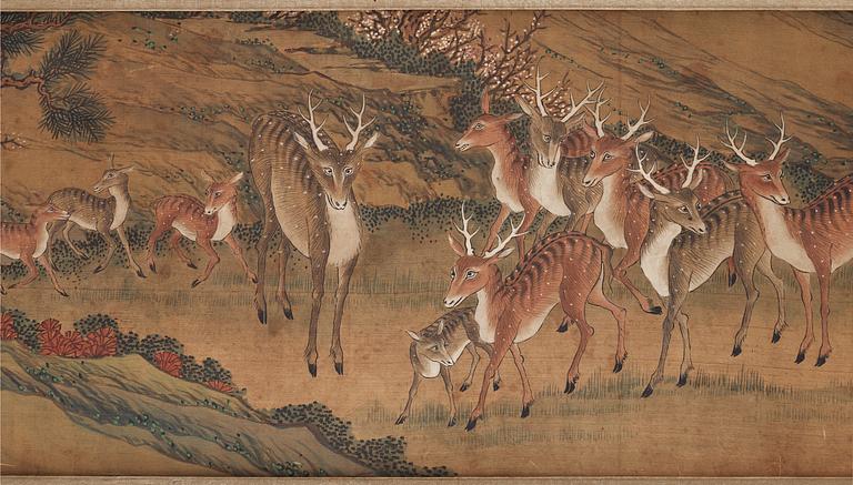 RULLMÅLNING, Qing dynastin.