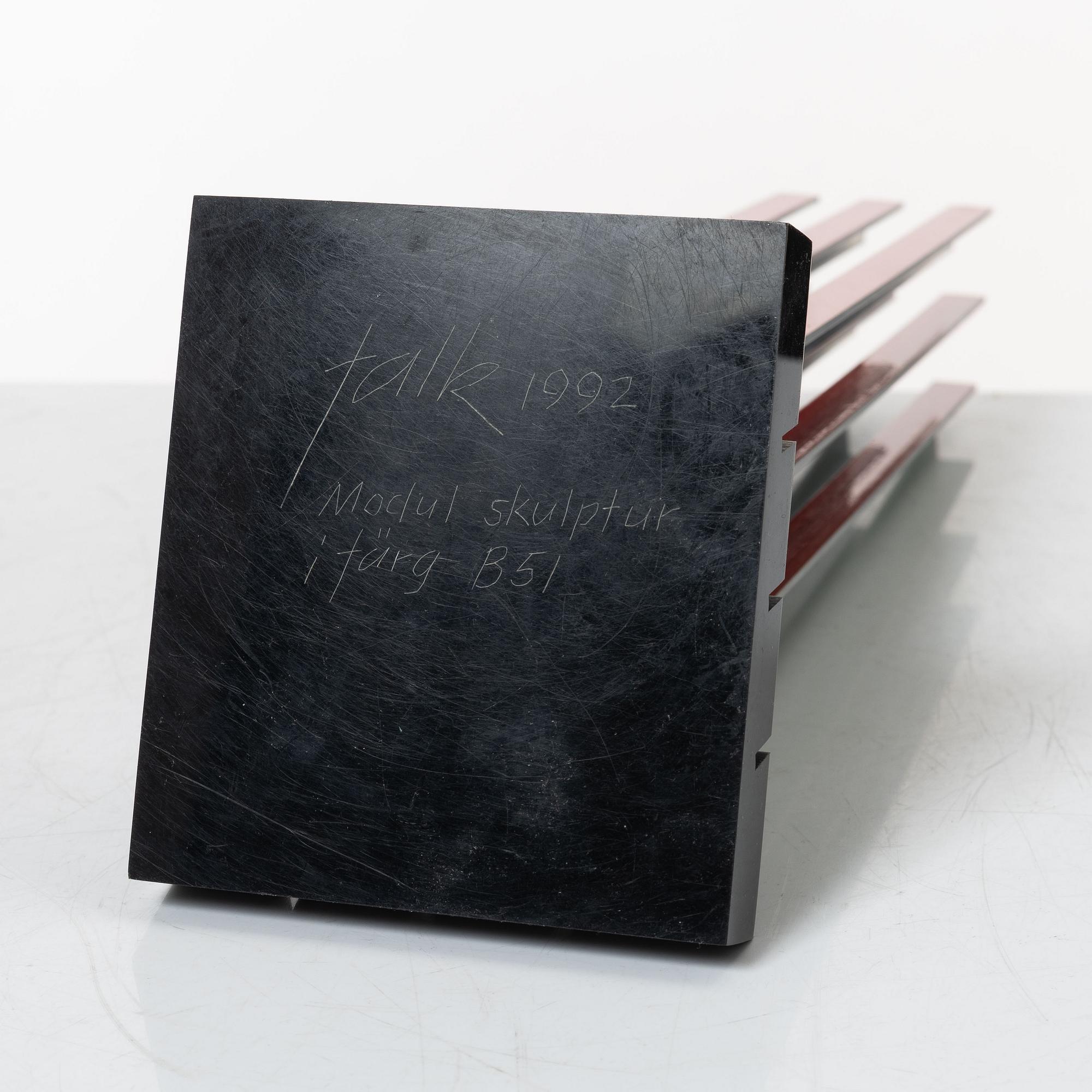 Lars-Erik Falk, "Modul skulptur i färg B51".