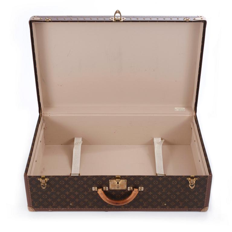 LOUIS VUITTON, a monogram canvas suitcase, "Alzer 80".