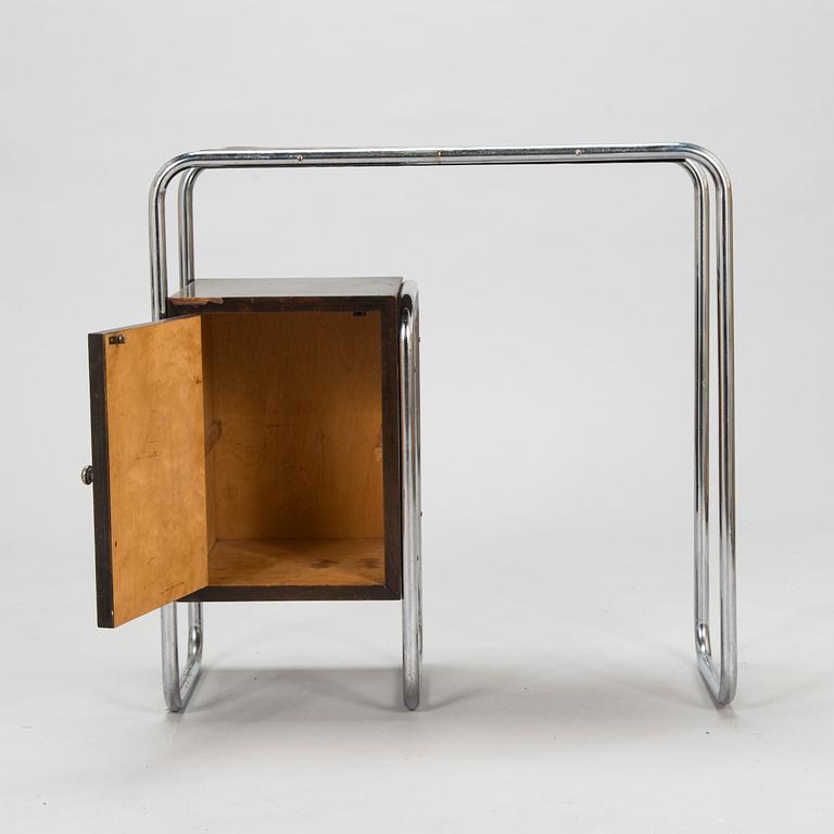 Toilettebord och stol, funkkis, 1900-talets mitt.