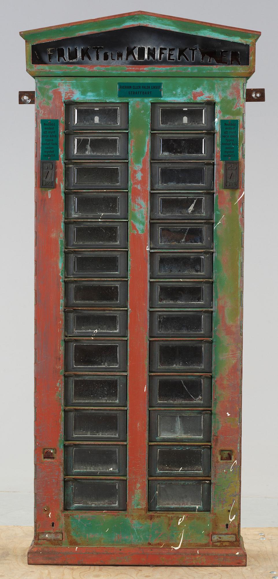 VARUAUTOMAT, 1930-tal.