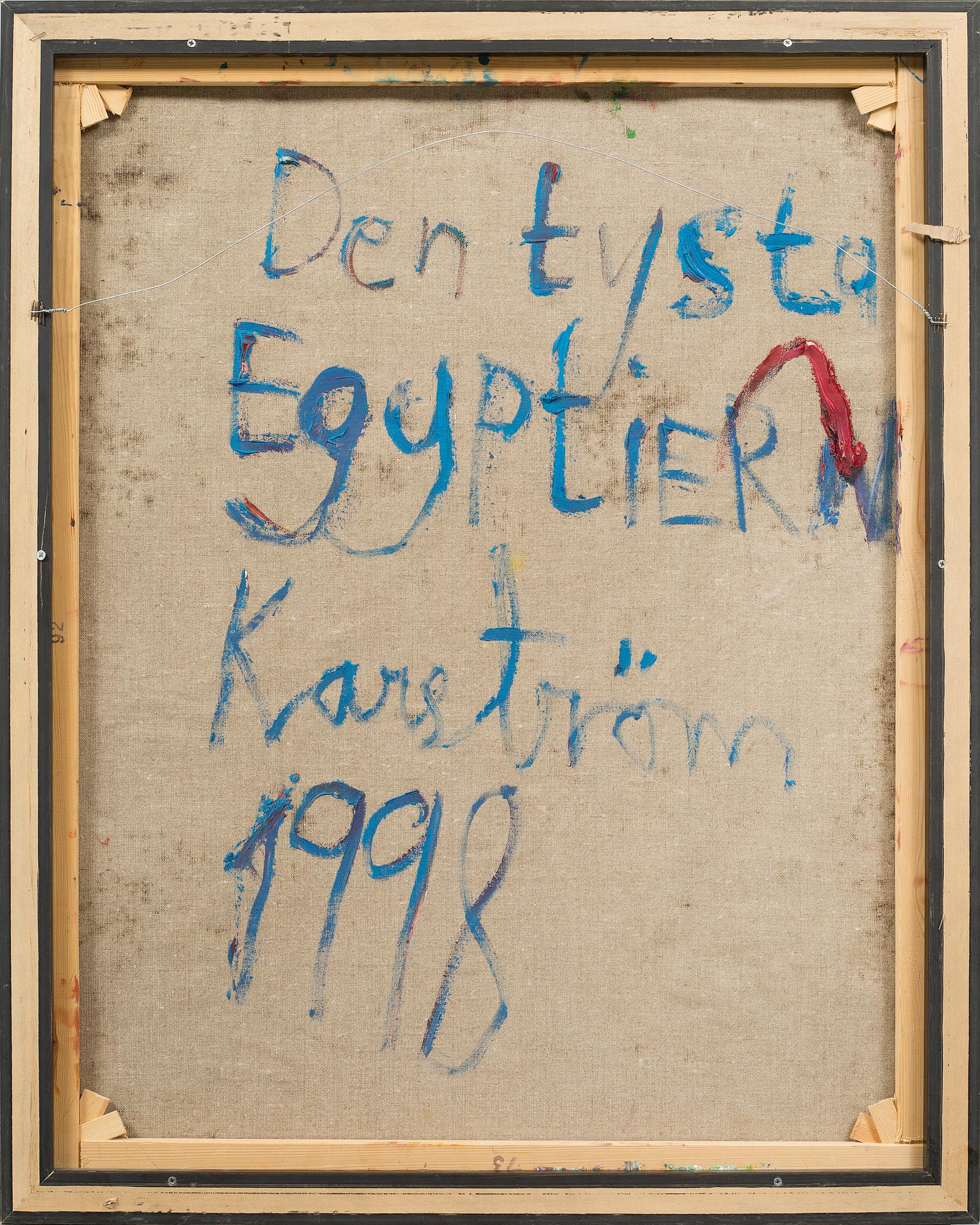 MAURITZ KARSTRÖM, olja på duk, signerad MK, daterad 1998 a tergo.