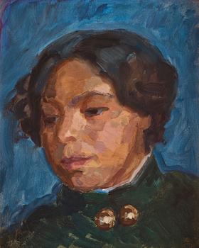 844. Ivan Aguéli, Porträtt av en kvinna.
