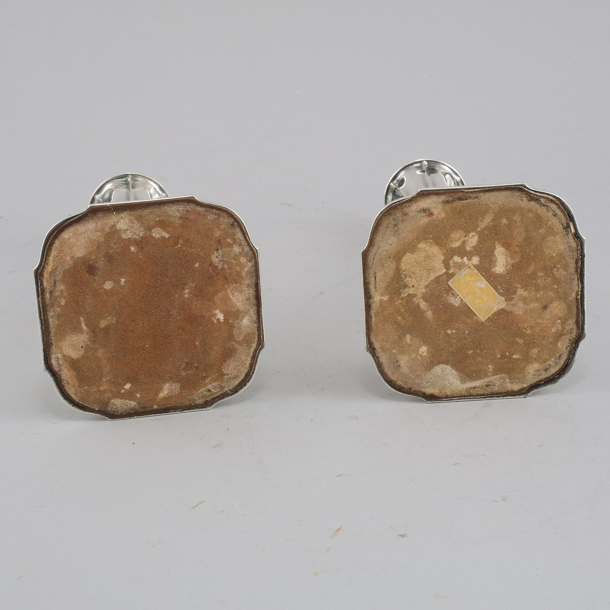 LJUSSTAKAR, silver, Cesons Guldvaru AB, Göteborg, 1955.