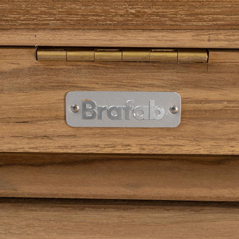 A 'Papaya' teak storage box, Brafab, 21st century.