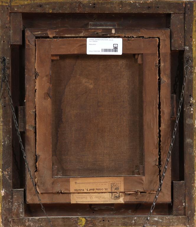 OKÄND KONSTNÄR, olja på duk, 1800-tal.