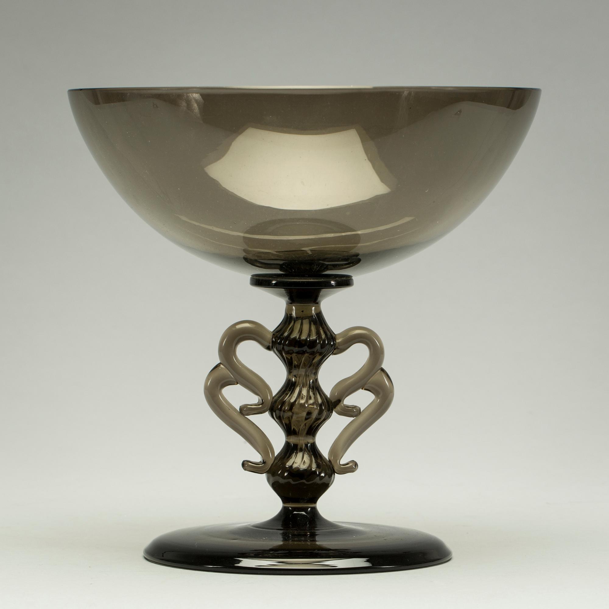 SKÅL PÅ FOT, glas, "Vingarna", Simon Gate, Sandvik,