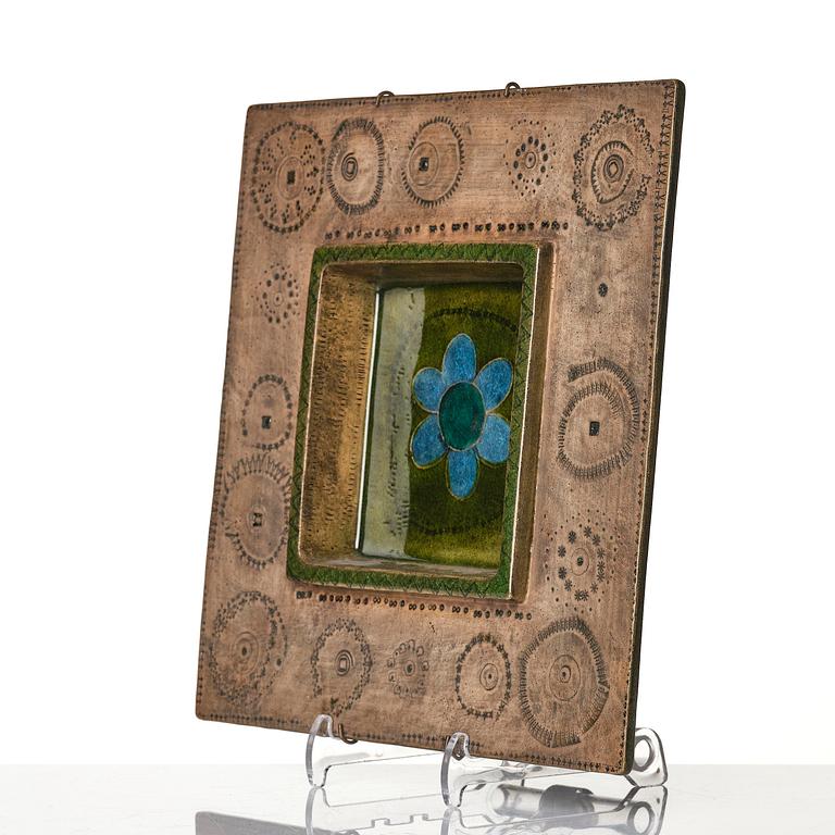 Rut Bryk, a wall relief/plaque, Arabia, Finland ca 1960.