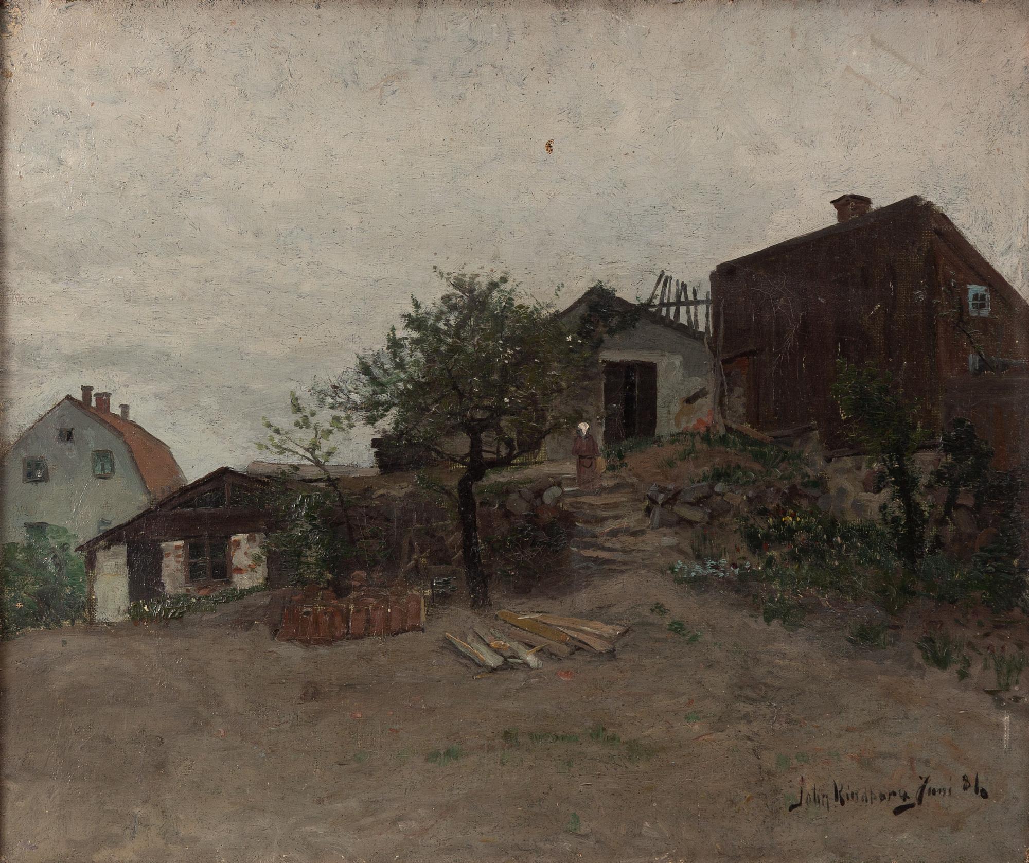 Johan (John) Kindborg, Farmyard scene.