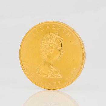 GULDMYNT. 50 Dollars, Canada, 1979. Vikt ca 32 g.