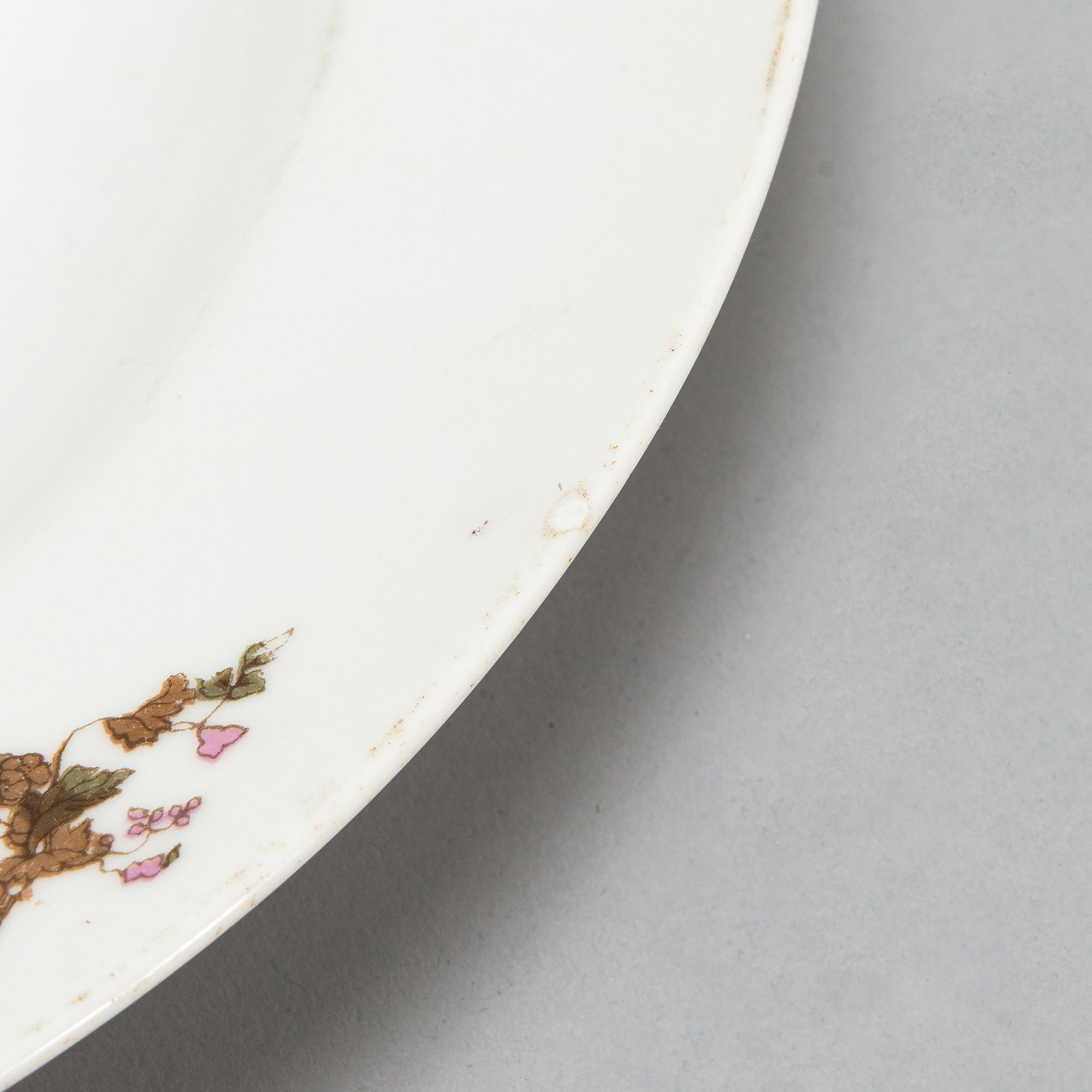 A 24-piece table ware, porcelain, Kornilov 1861-1884.