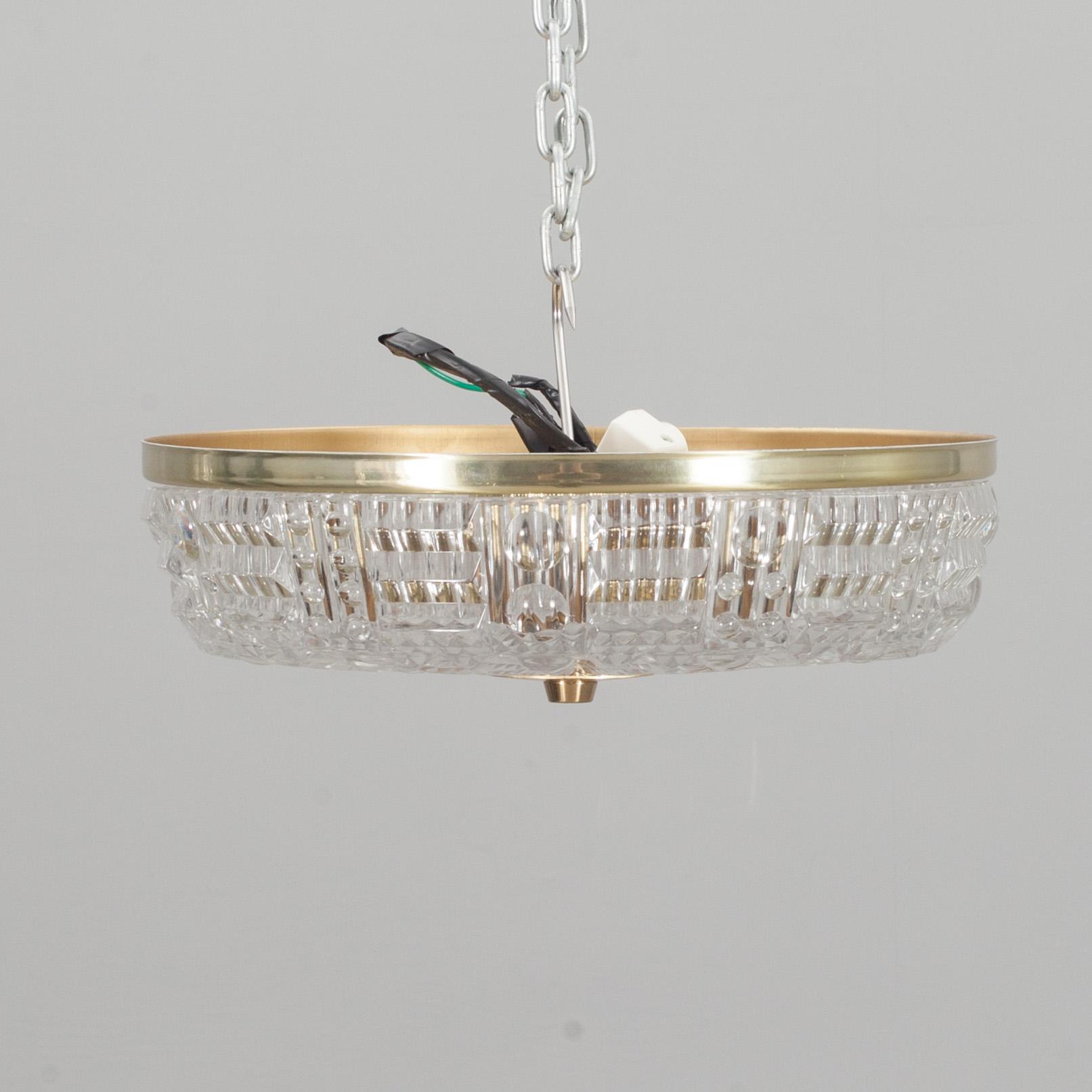 TAKPLAFOND, glas, Orrefors, troligen Carl Fagerlund.