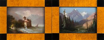 Hubert Sattler, Alplandskap, 2st.