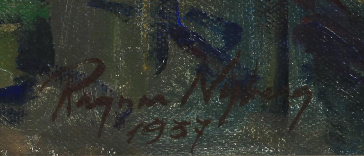 RAGNAR NYBERG, olja på duk, sign och dat 1937.