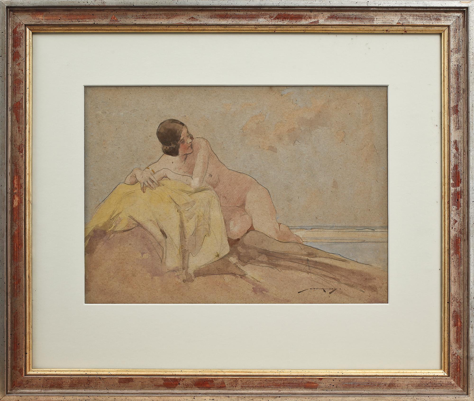 WILLIAM LEE HANKEY, blandteknik, sign.