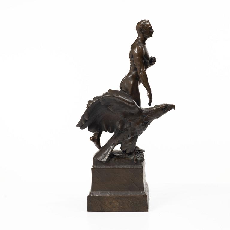 Alfred Ohlson, Athlete with Eagle.